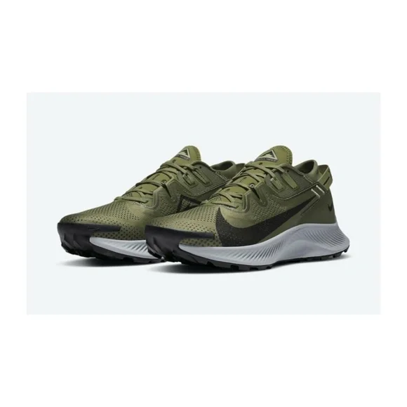 Nike Air Zoom Pegasus Trail 2 Low Mens Shoes Green Black CK4305-201 NEW Multi Sz - Picture 4 of 6
